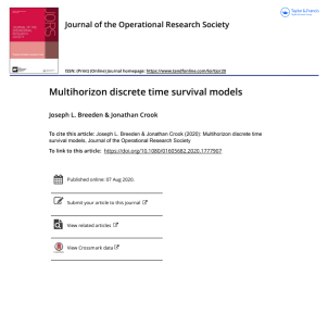 Journal of the Operational Research Society